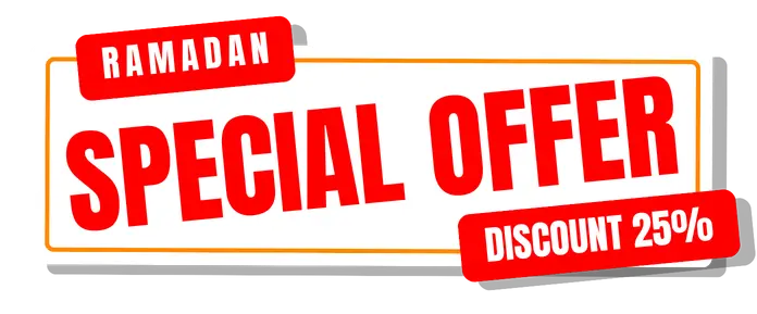 Ramadan Offer 25% discount